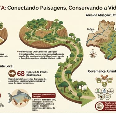 Infográfico do Projeto CONECTA